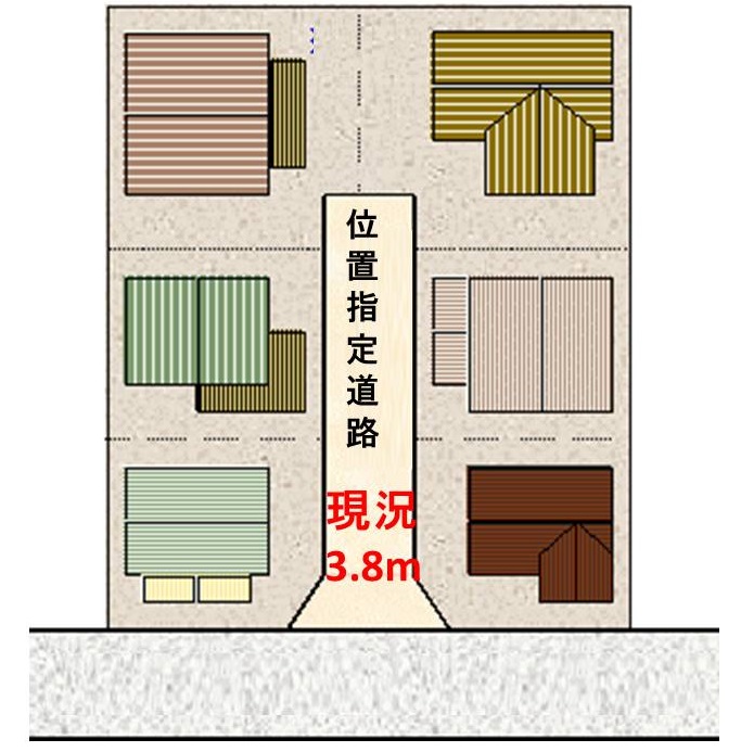 位置指定道路の現況図