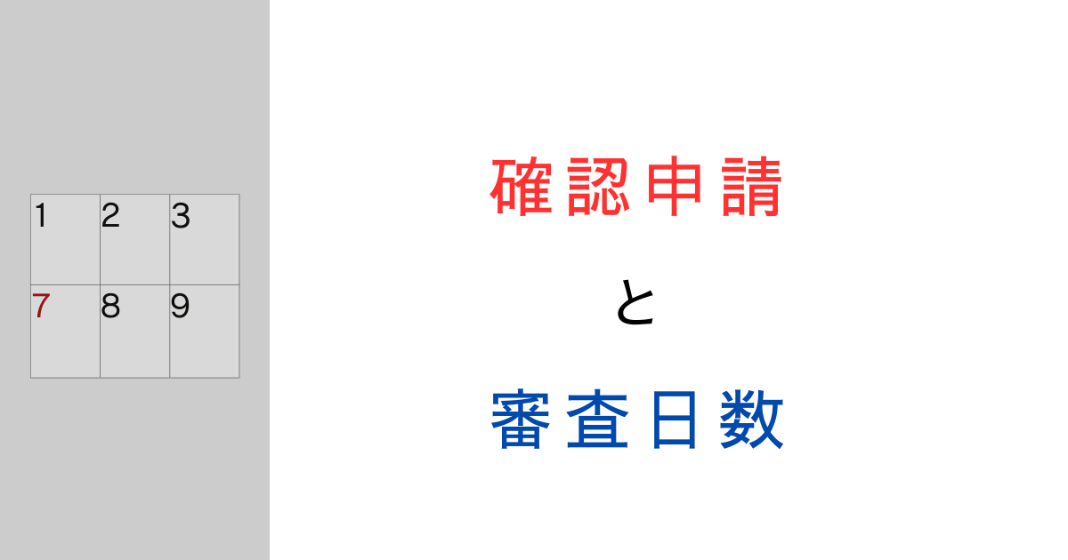 確認申請に時間がかかる理由｜2025年に審査が遅延し目安日数が増加